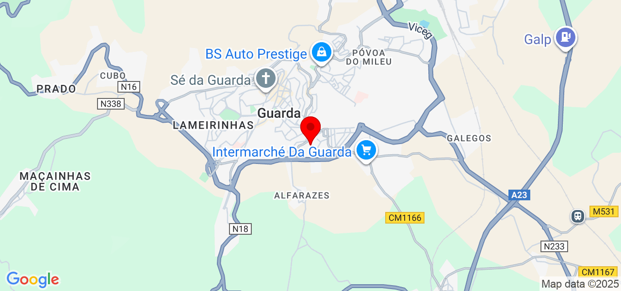 Rui Calçada - Guarda - Guarda - Mapa