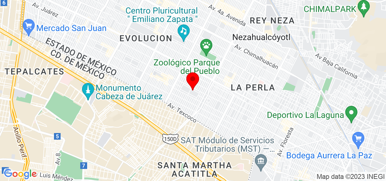Marcela Trevilla - México - Nezahualcóyotl - Mapa