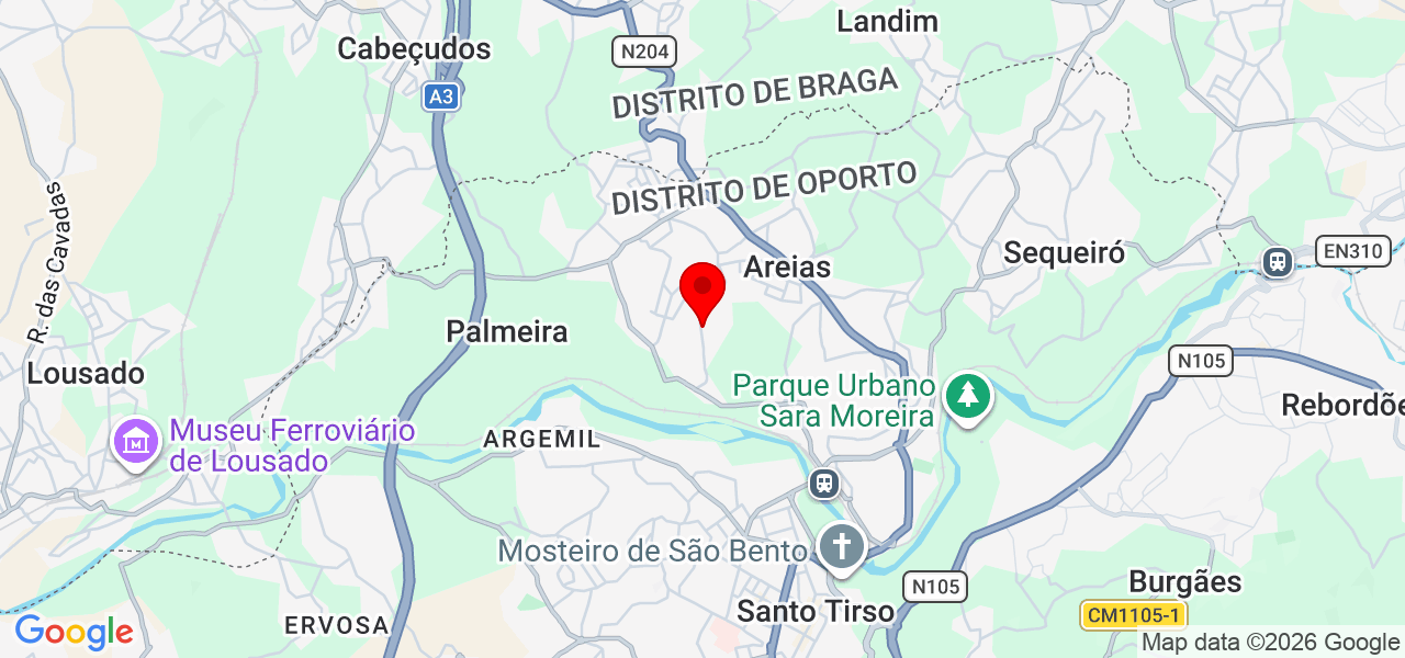 Diana - Porto - Santo Tirso - Mapa