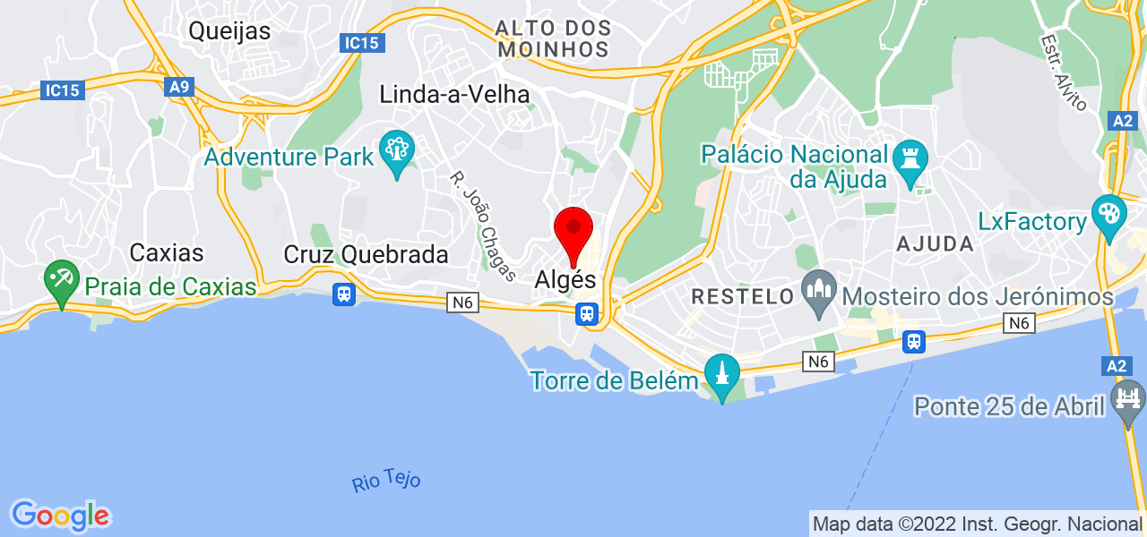 Iracema Sá - Lisboa - Oeiras - Mapa