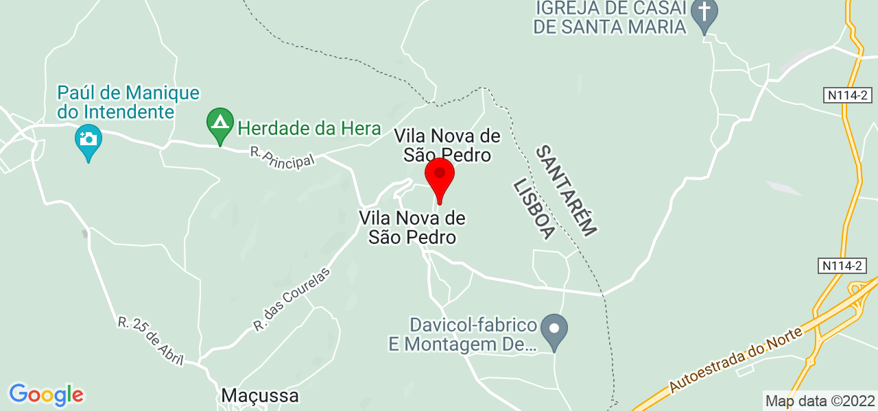 Jo&atilde;o Ramos - Lisboa - Azambuja - Mapa