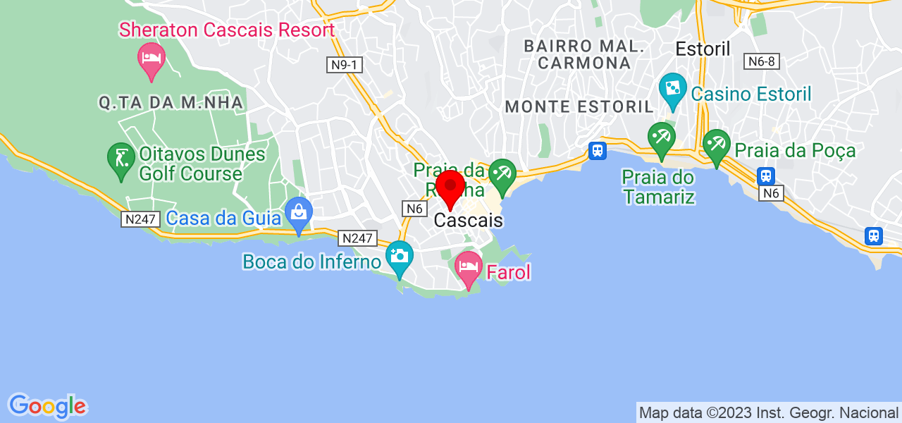 Pedro Fraga - Lisboa - Cascais - Mapa