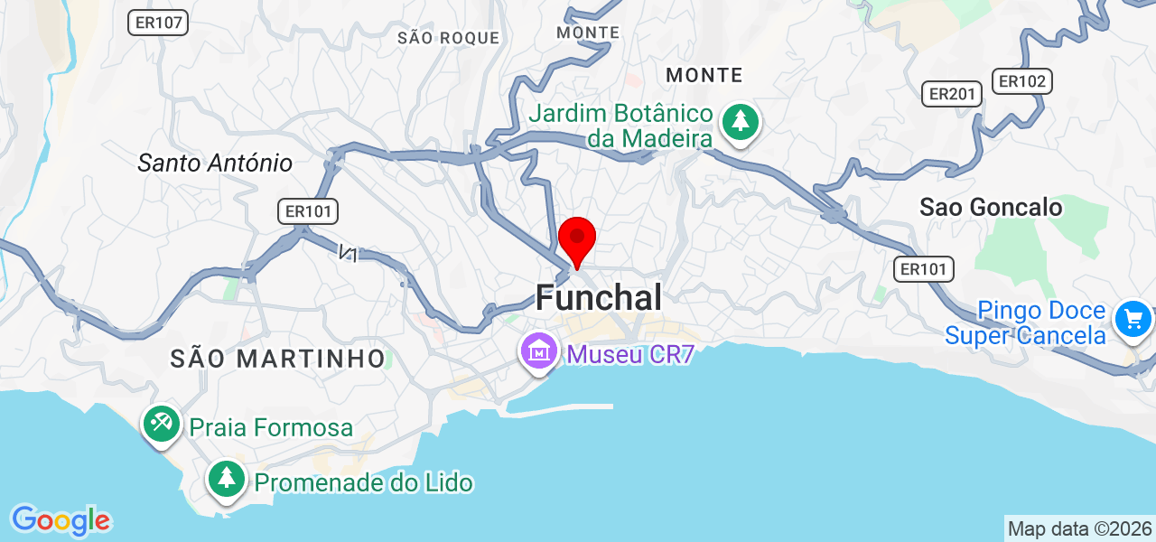Raoni - Madeira - Funchal - Mapa