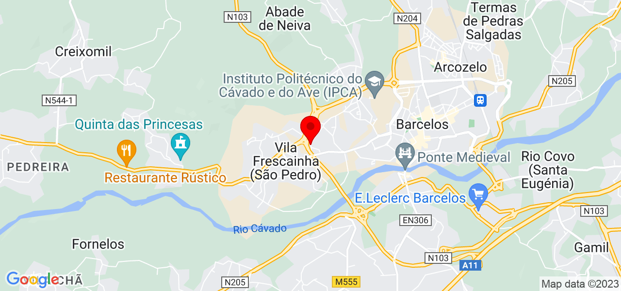 Jo Fouchy - Braga - Barcelos - Mapa