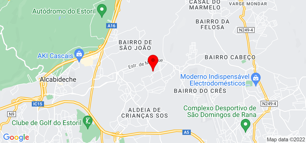 Carla Mendes Martin Interiores &reg; - Lisboa - Cascais - Mapa
