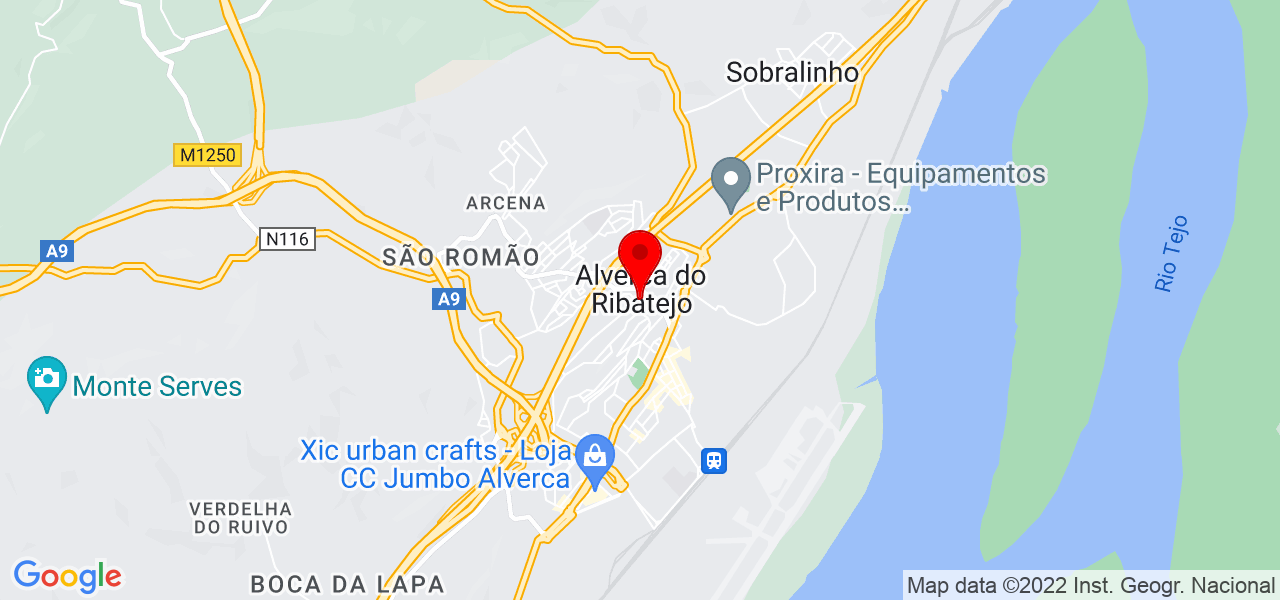 Berta Silva - Lisboa - Vila Franca de Xira - Mapa