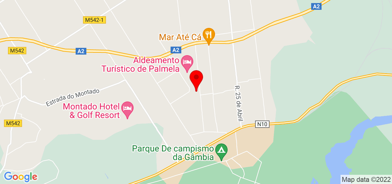 Pedro Ascenso - Setúbal - Palmela - Mapa