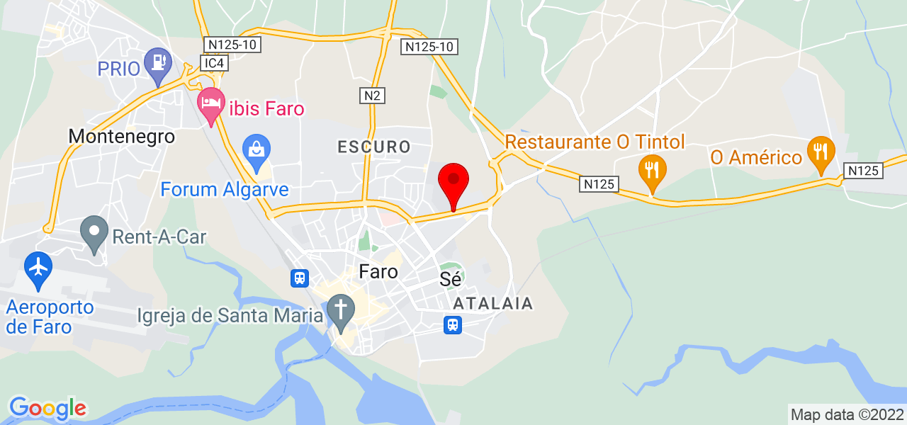 Empire Builder PT - Faro - Faro - Mapa