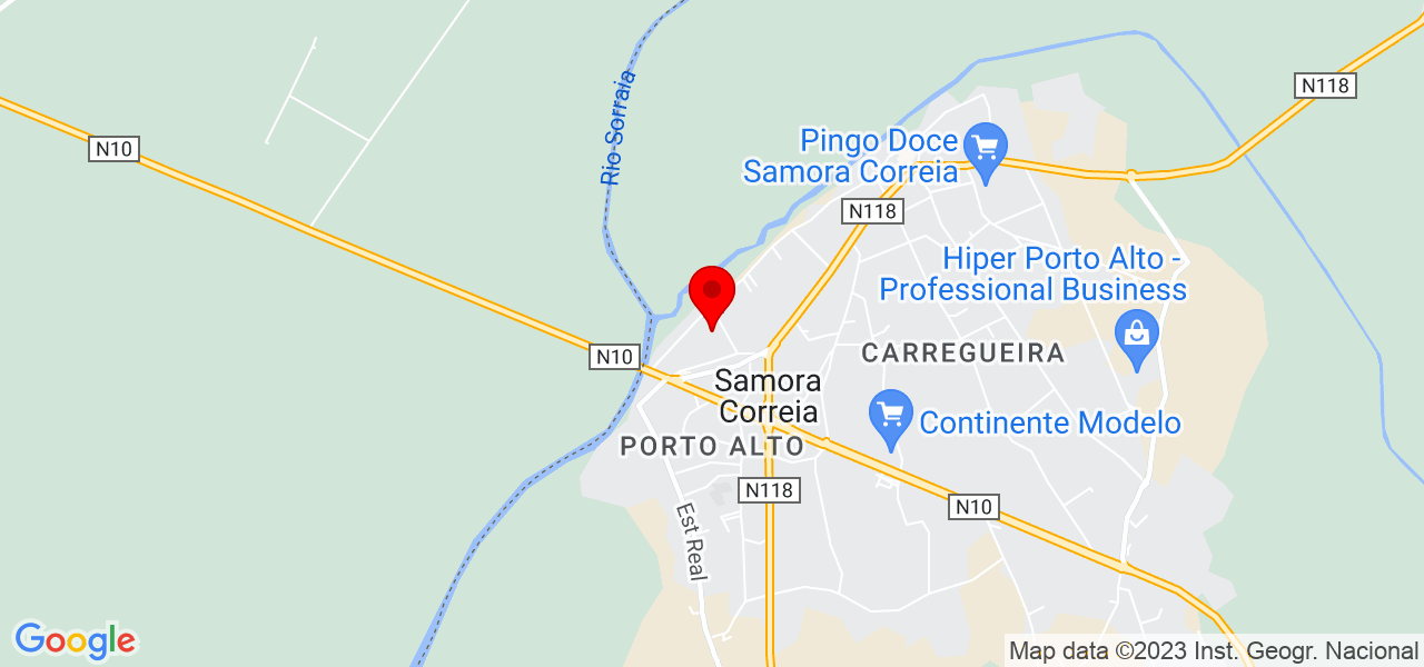 Marcelo Gon&ccedil;alves - Santarém - Benavente - Mapa