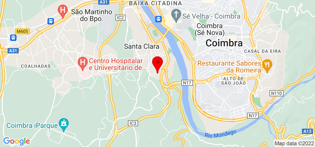 Carolina Rodrigues - Coimbra - Coimbra - Mapa