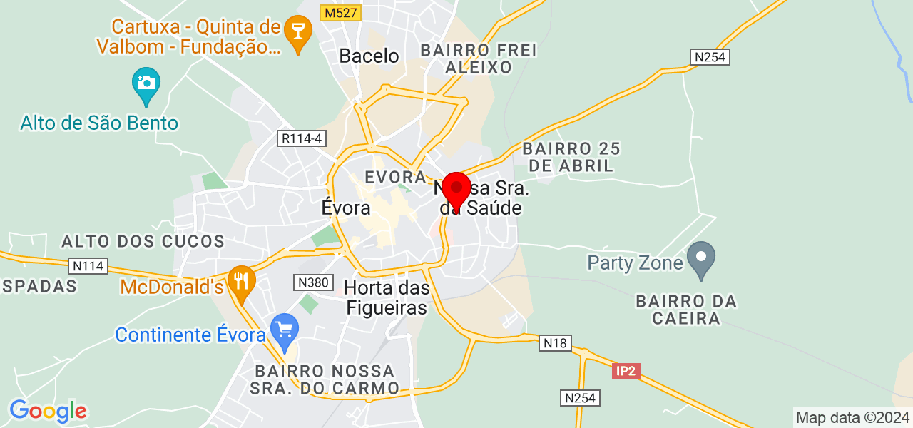 Catarina Pican&ccedil;o - Évora - Évora - Mapa