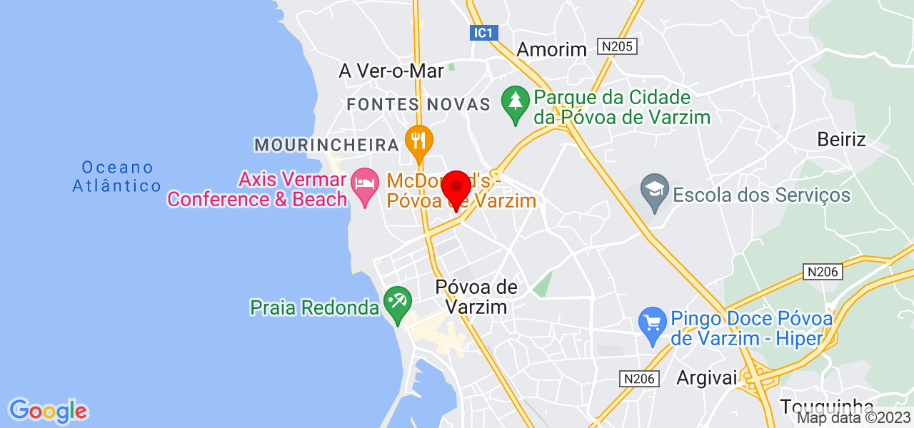 Fernando Atroch - Porto - Póvoa de Varzim - Mapa