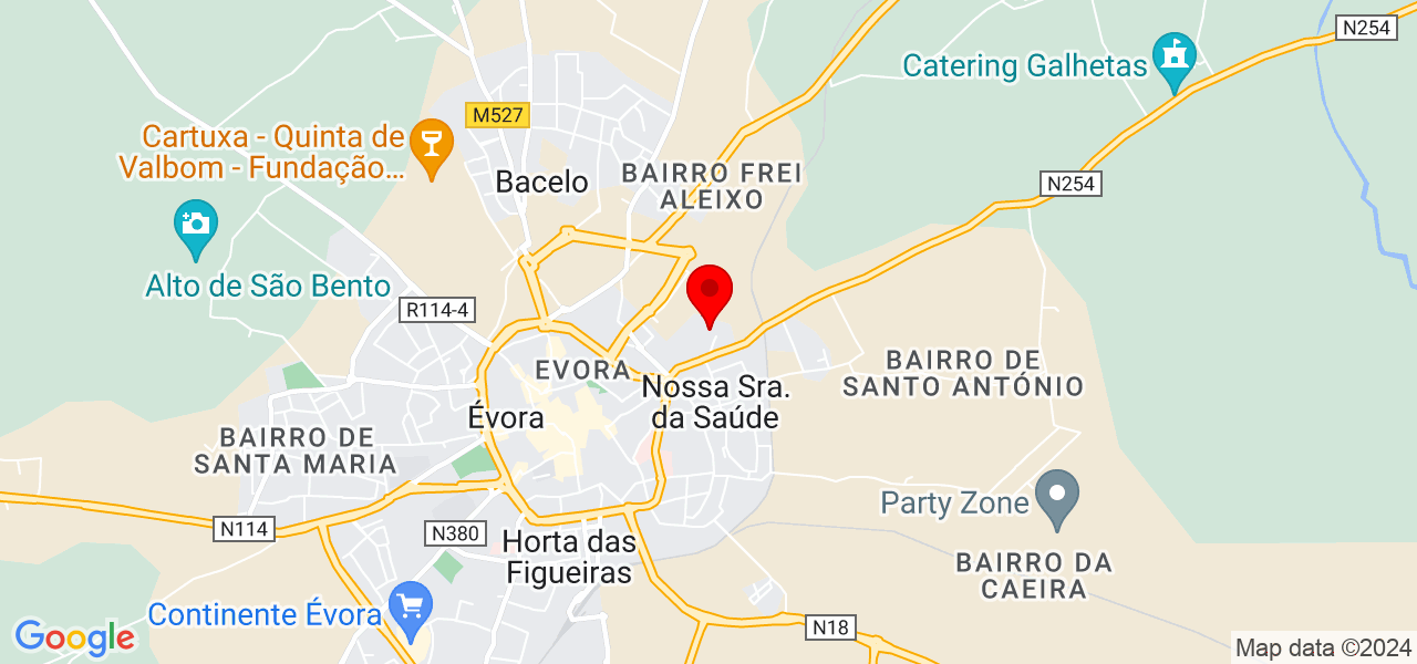 Monstagens Coelho - Évora - Évora - Mapa