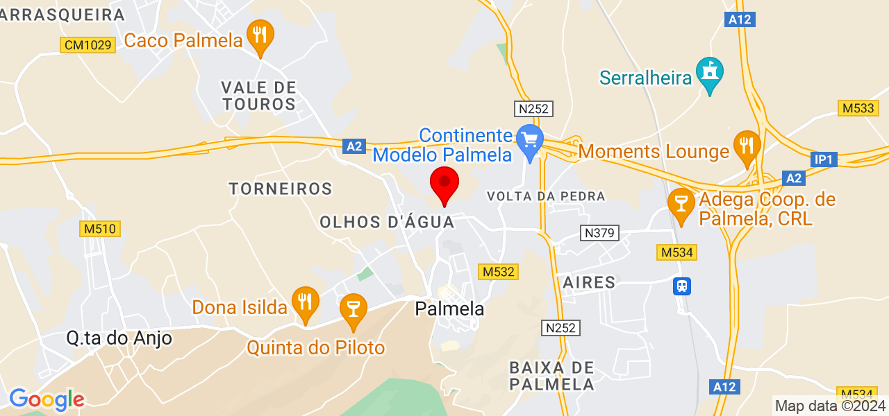 Bergnautica - Setúbal - Palmela - Karte