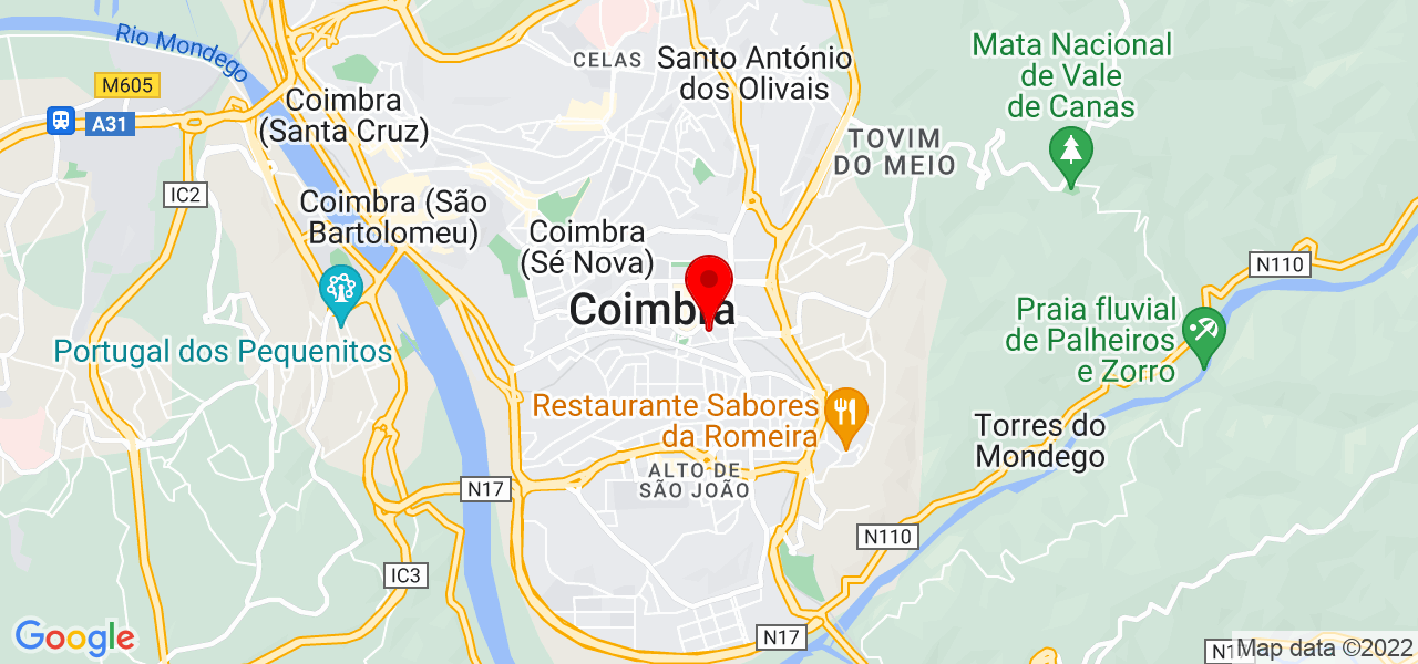Nathale - Coimbra - Coimbra - Mapa