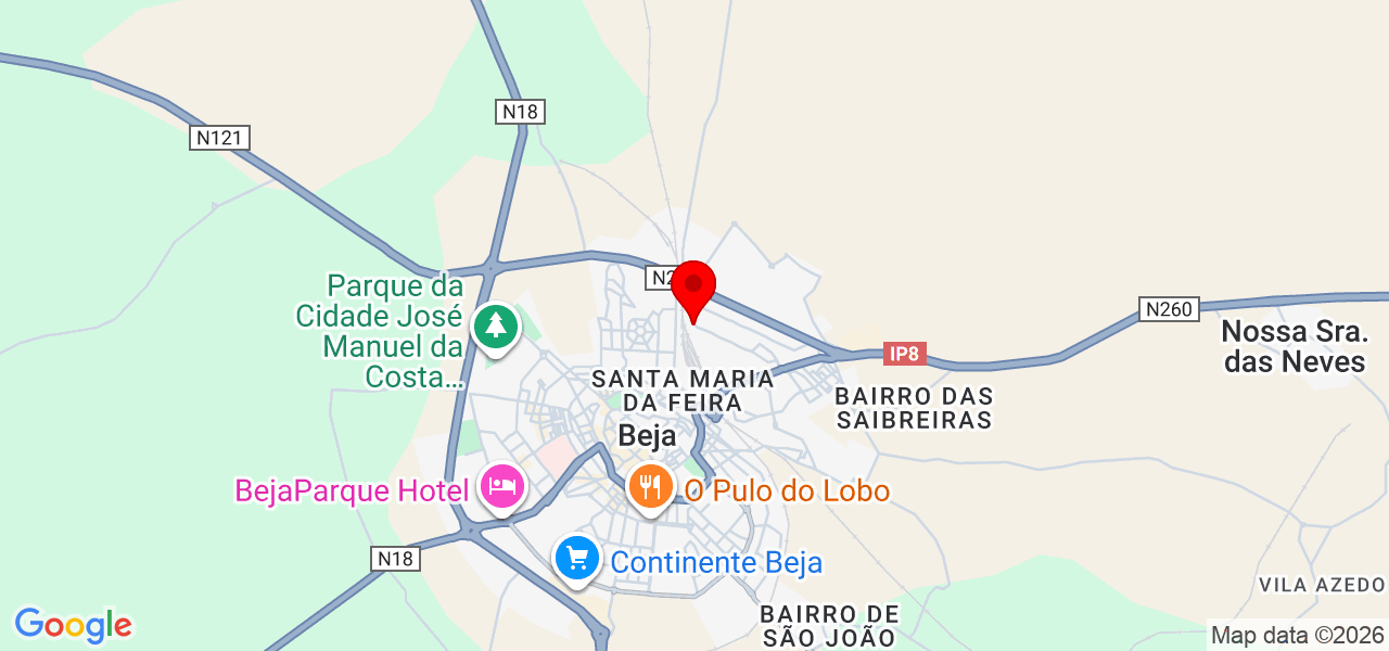Blyss Cleaning - Beja - Beja - Map