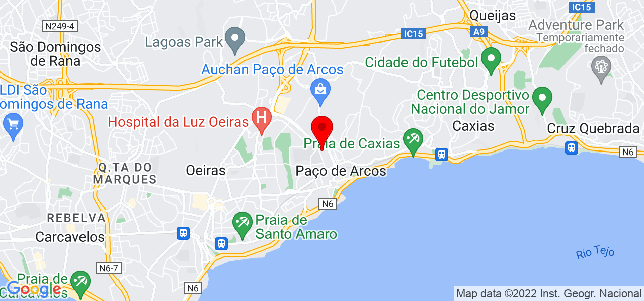 B&aacute;rbara Martins - Lisboa - Oeiras - Mapa