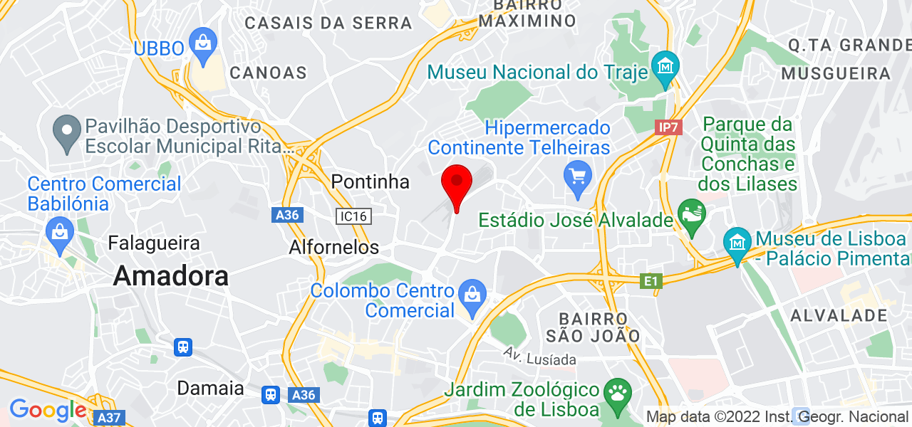 Imorreis - Lisboa - Lisboa - Mapa