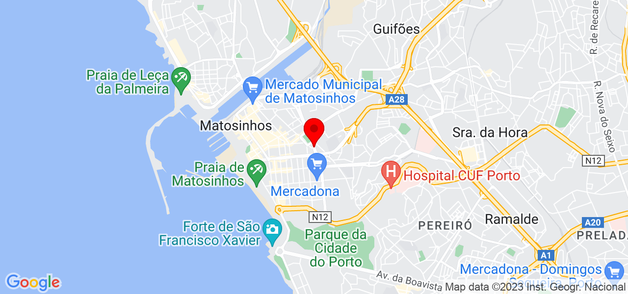 Maur&iacute;cio Gissoni - Porto - Matosinhos - Mapa