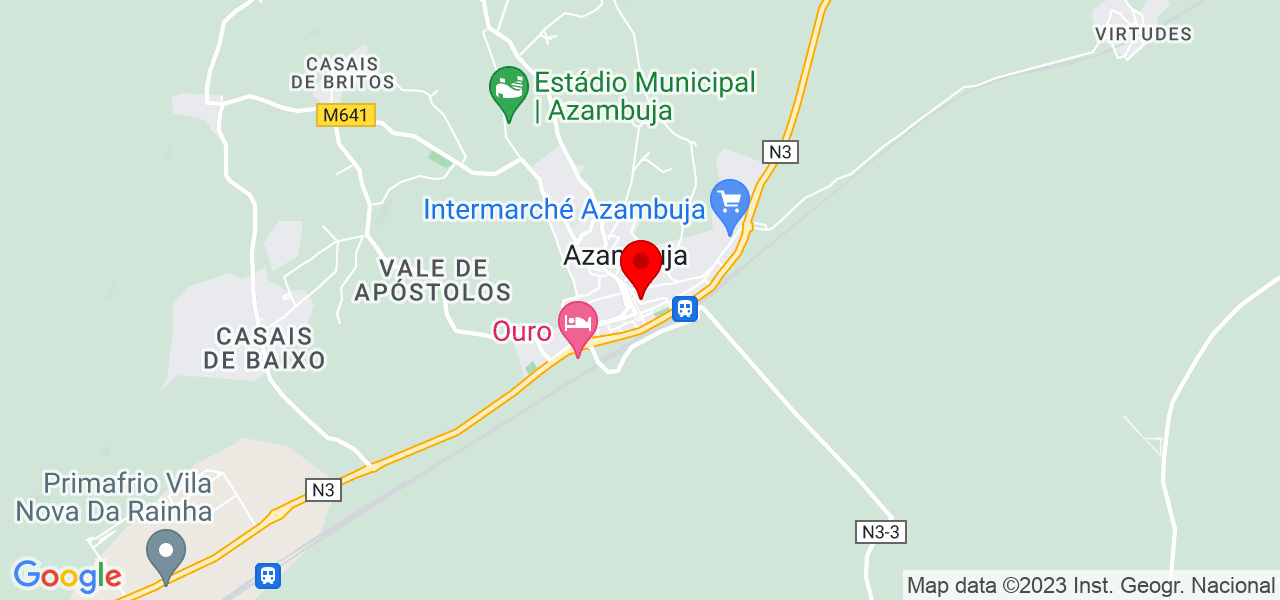 Fada do Vale - Lisboa - Azambuja - Mapa