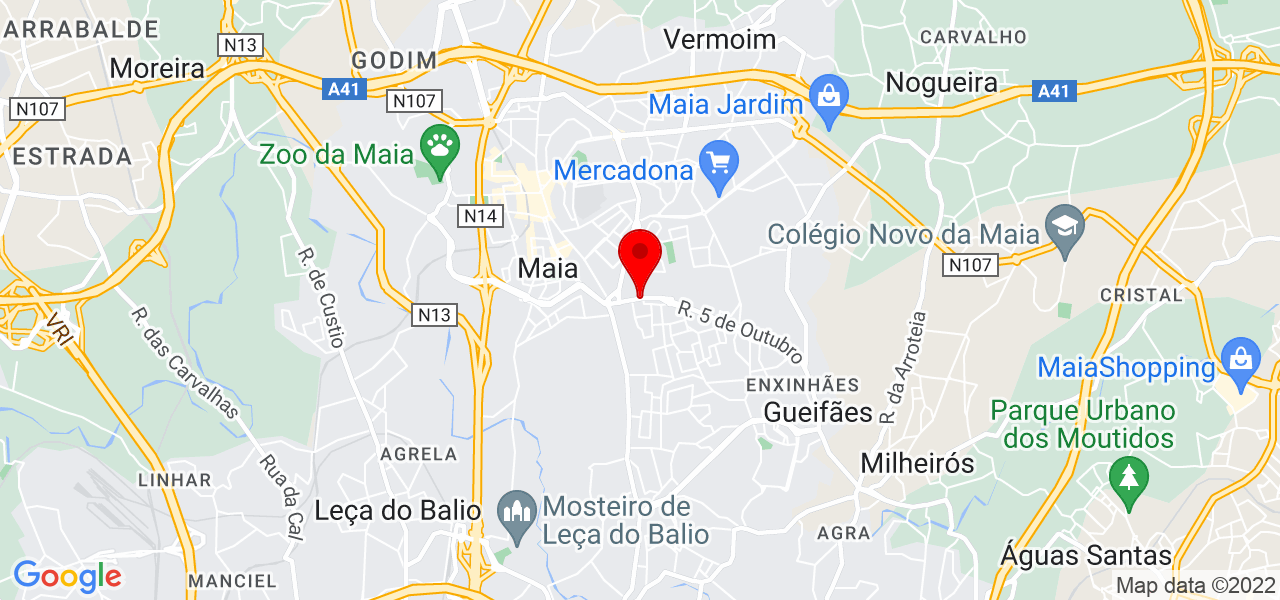Luís Nogueira - Porto - Maia - Map