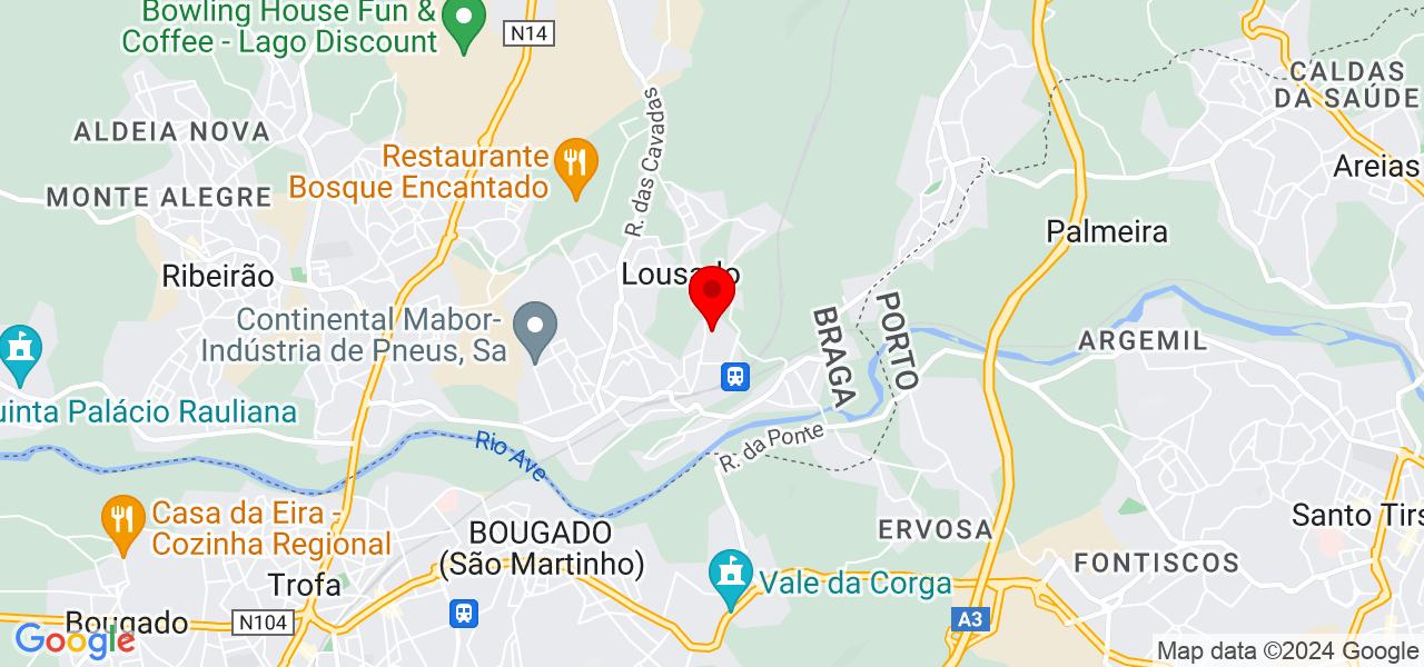 Helga Oliveira - Braga - Vila Nova de Famalicão - Karte
