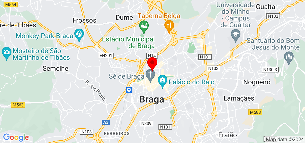 Lorena - Braga - Braga - Map