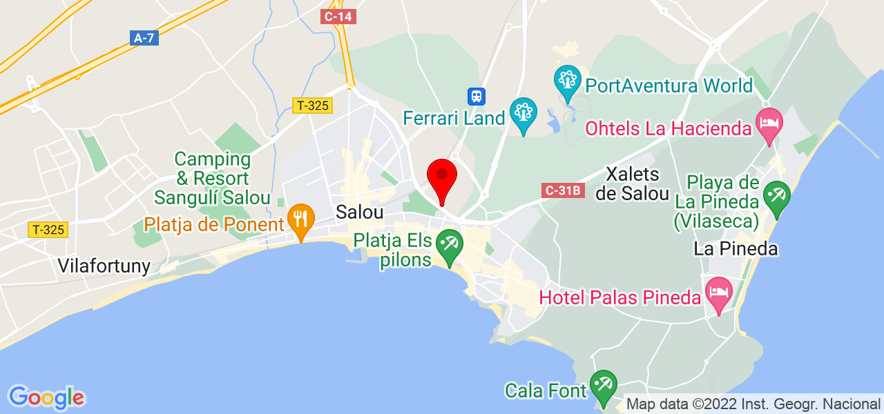 Visual Dron - Cataluña - Salou - Mapa