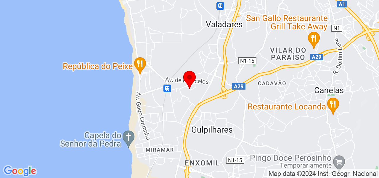 Power Pulse Digotal - Porto - Vila Nova de Gaia - Mapa