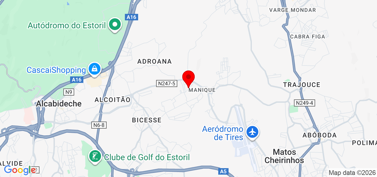 Mateus Romulos - Lisboa - Cascais - Mapa