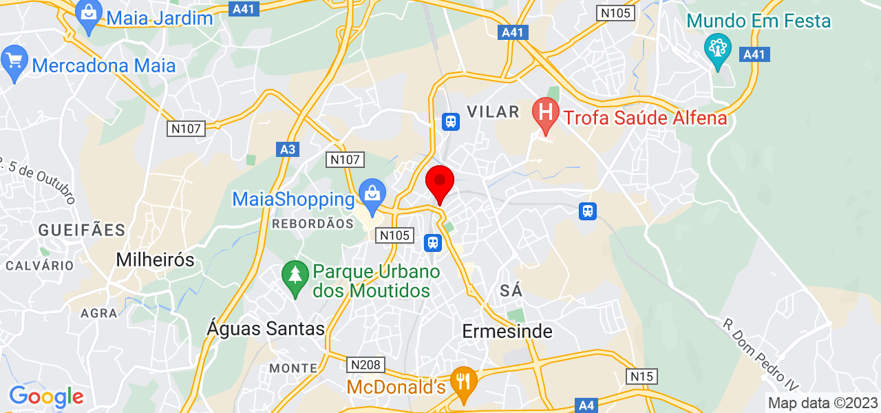 Jose Alejandro - Porto - Valongo - Mapa