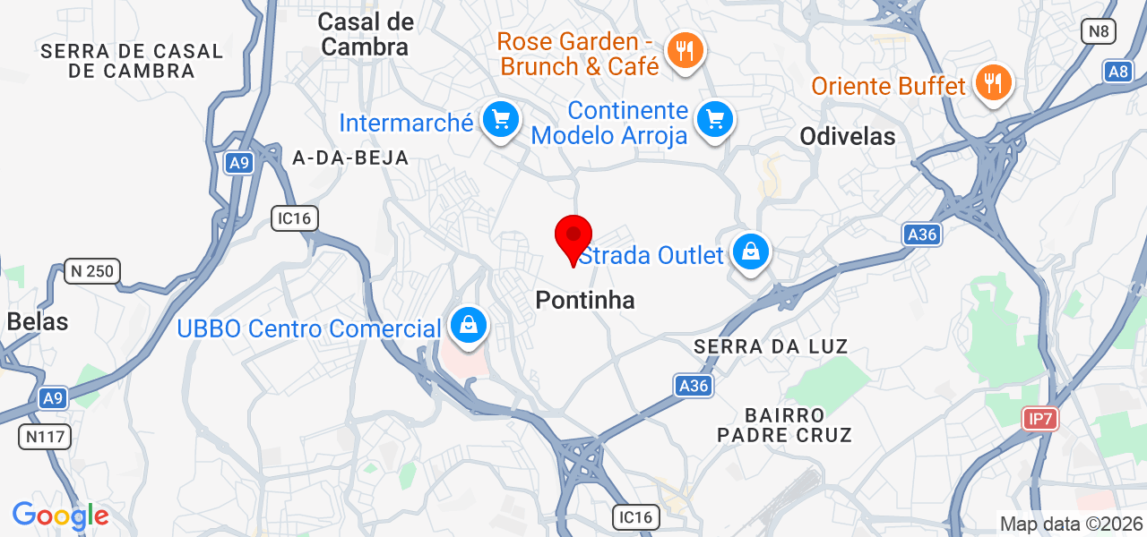 Bruno Manuel - Lisboa - Odivelas - Karte
