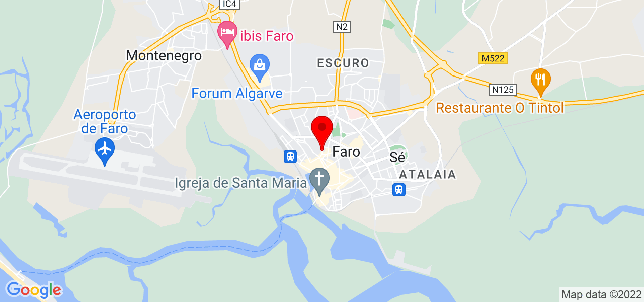 GIN&Aacute;SIOS DA EDUCA&Ccedil;&Atilde;O DA VINCI - FARO - Faro - Faro - Mapa