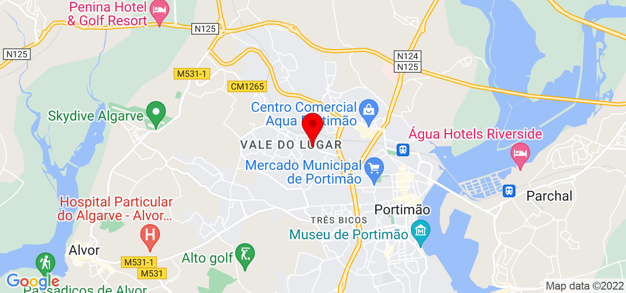 M&aacute;rcio Martins - Faro - Portimão - Mapa