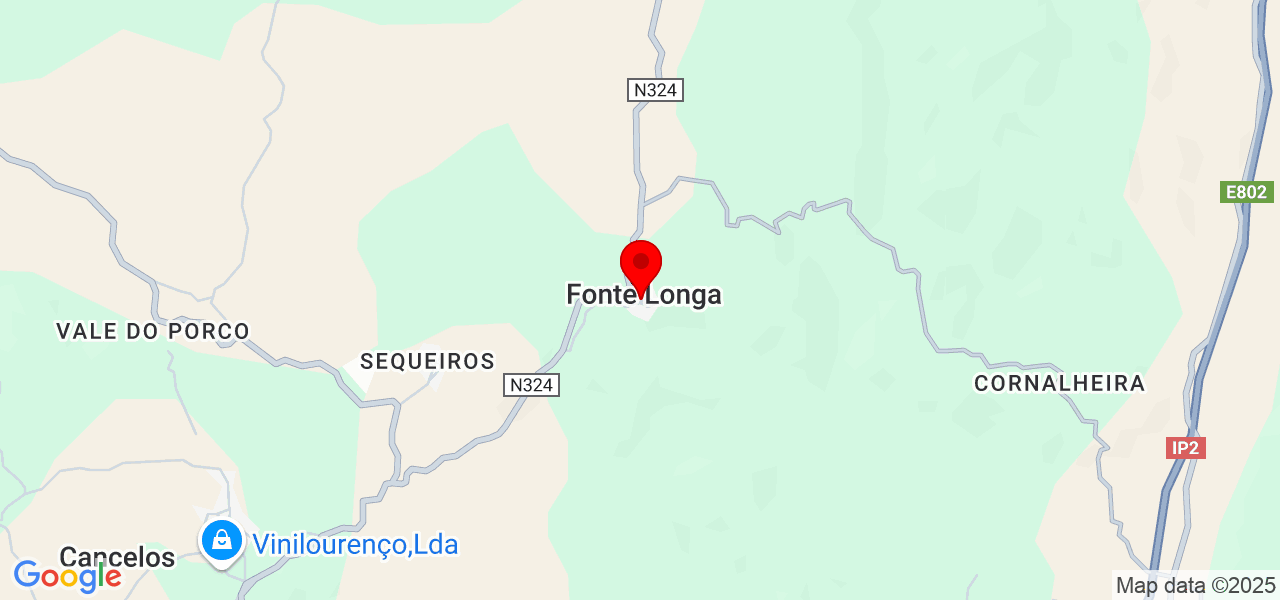 Ana Costa - Guarda - Mêda - Mapa