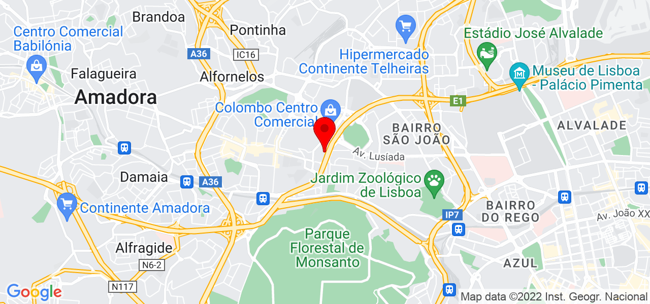 Ros&aacute;rio Coutinho - Lisboa - Lisboa - Mapa