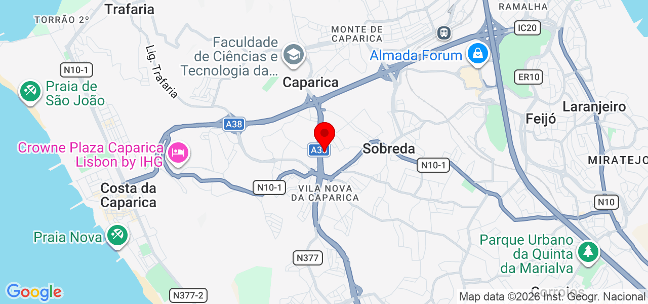 Consulting Gest Administração de Condomínios - Setúbal - Almada - Mapa