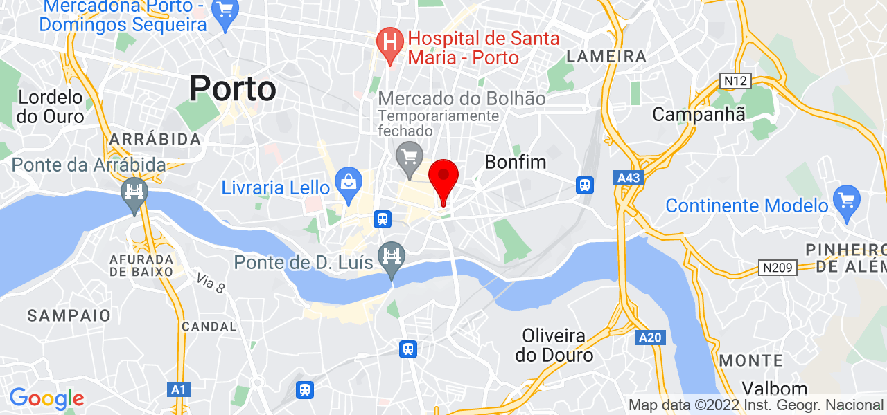 M. Madureira - Porto - Porto - Mapa