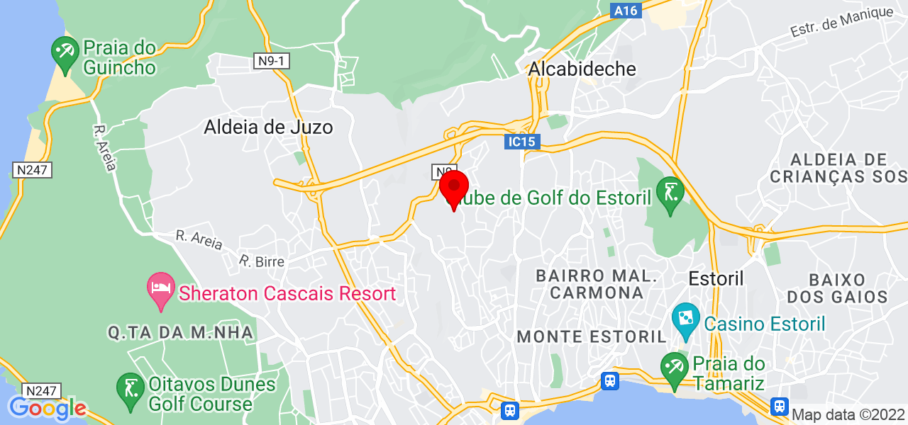 Andr&eacute; Henrique - Lisboa - Cascais - Mapa