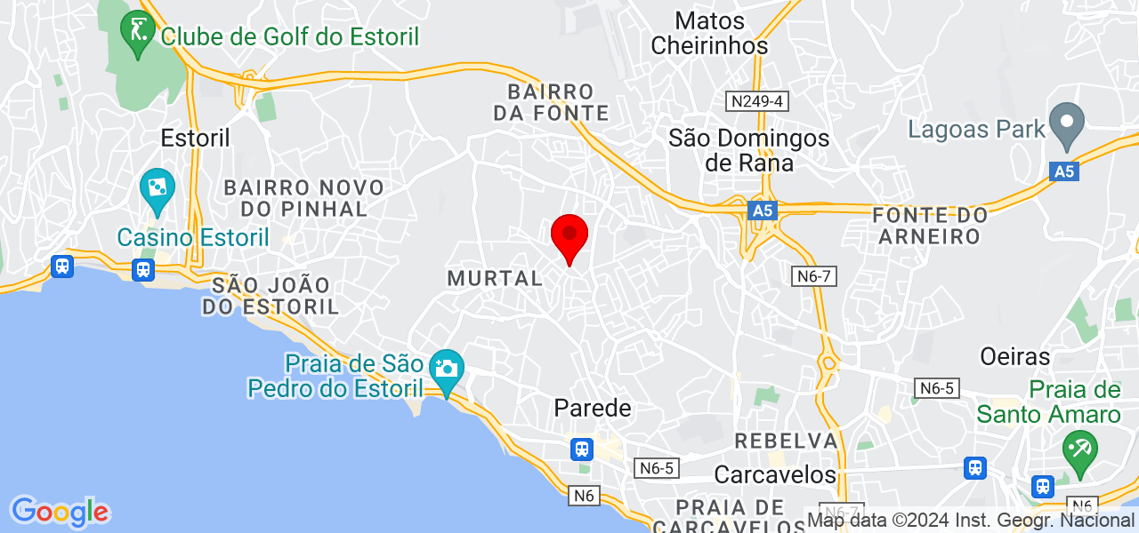 Carolina - Lisboa - Cascais - Mapa