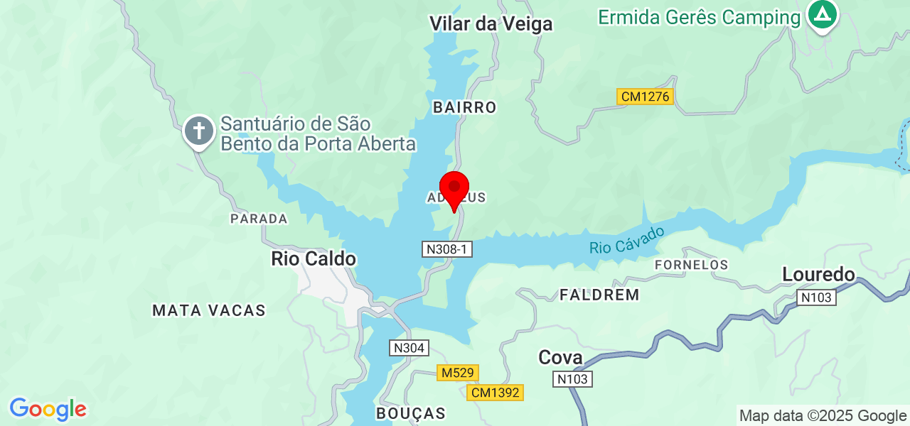 Aquarellservice - Braga - Terras de Bouro - Map