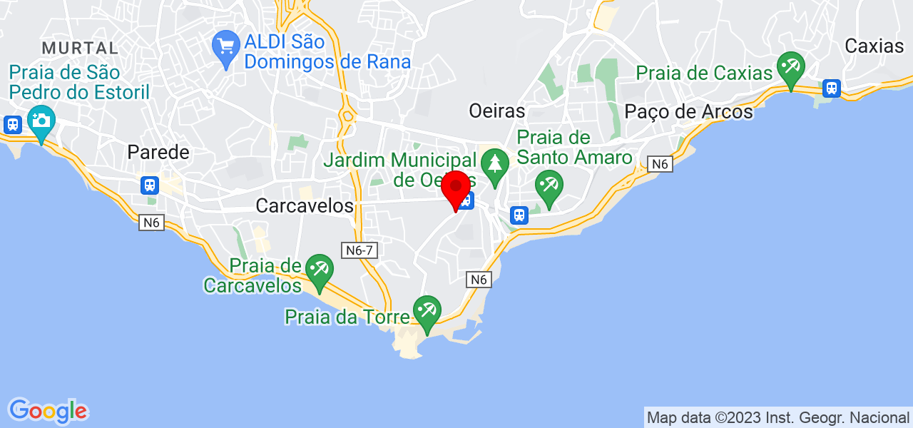 Manuel Alc&acirc;ntara - Lisboa - Oeiras - Mapa