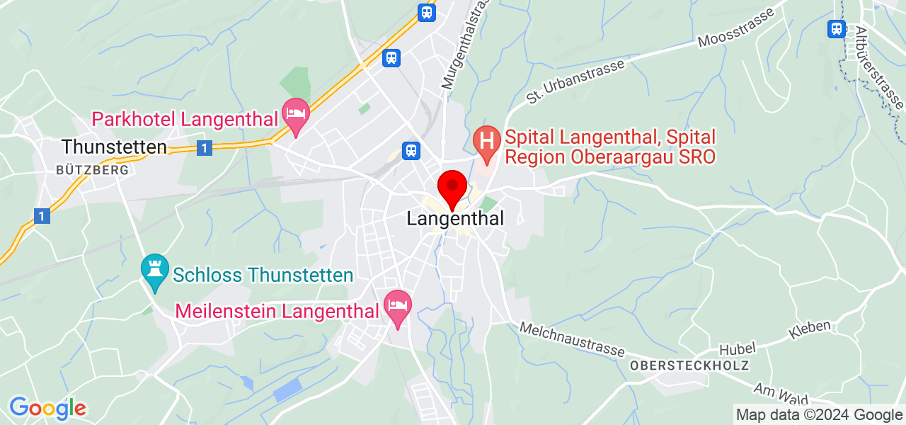 cpbaioni - Bern - Langenthal - Karte