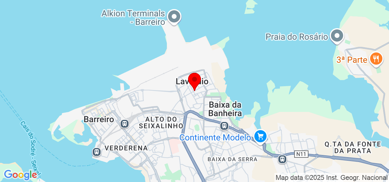 Thiago Melo - Setúbal - Barreiro - Map