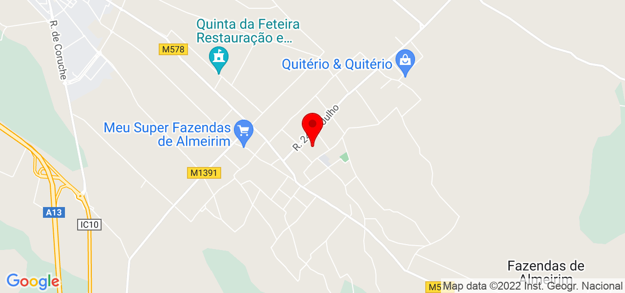 Nuno Bento - Santarém - Almeirim - Mapa