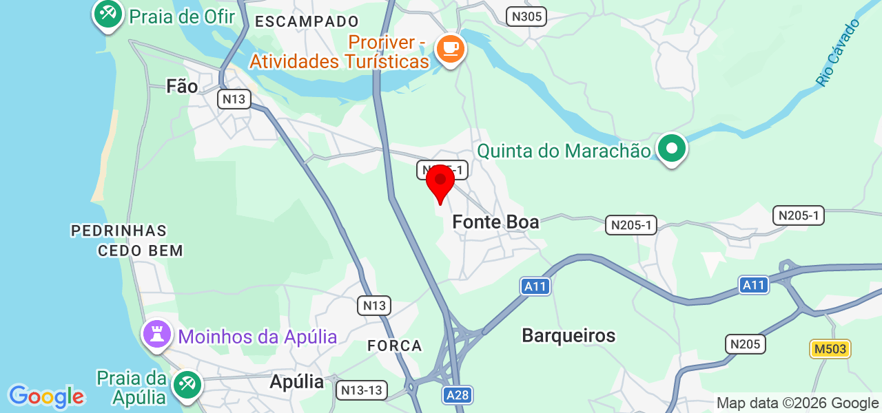 RMC - Braga - Esposende - Mapa
