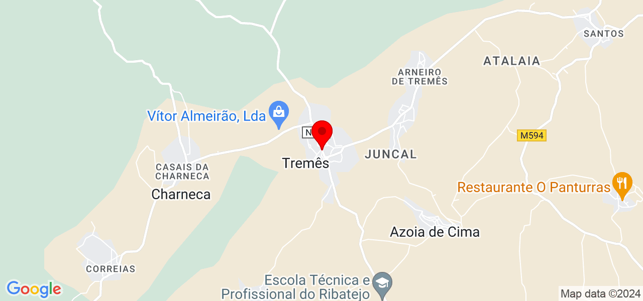 TR Comunica&ccedil;&otilde;es - Santarém - Santarém - Map