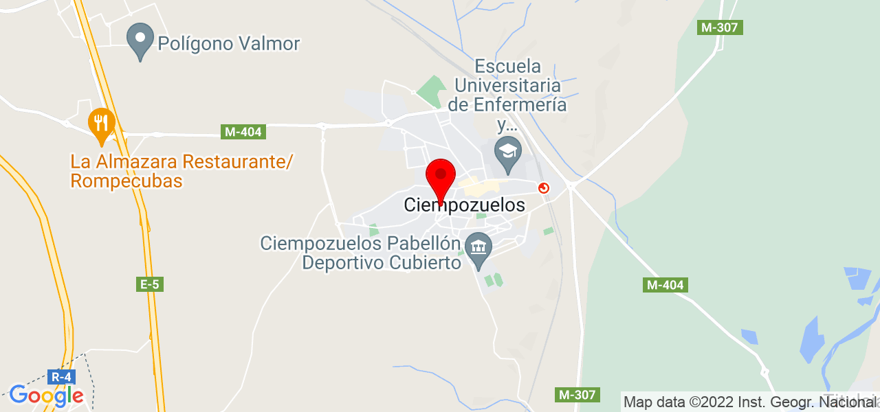 Milena S&aacute;nchez - Comunidad de Madrid - Ciempozuelos - Mapa