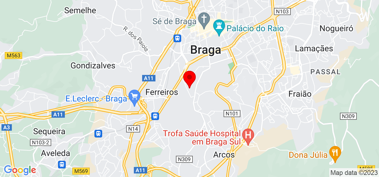 Andréa - Braga - Braga - Mapa