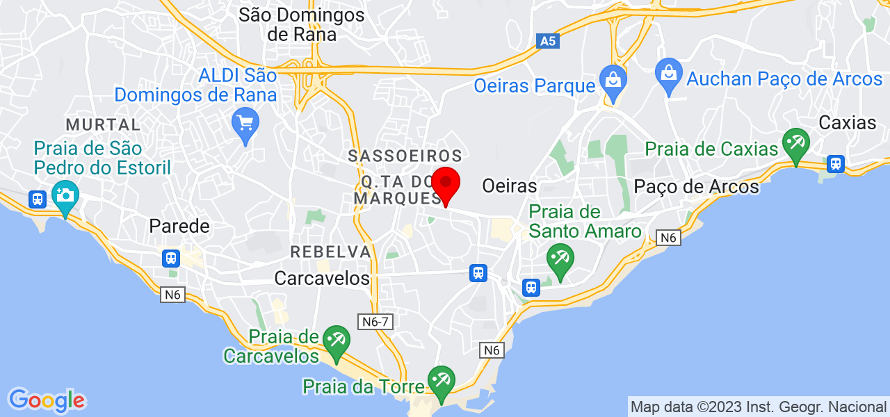 Daniela Lopes Santos - Lisboa - Oeiras - Mapa